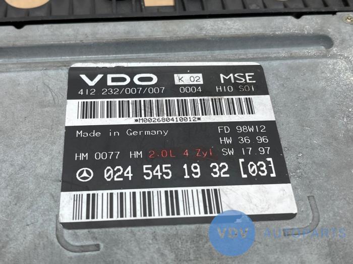 Komputer sterowania silnika Mercedes CLK