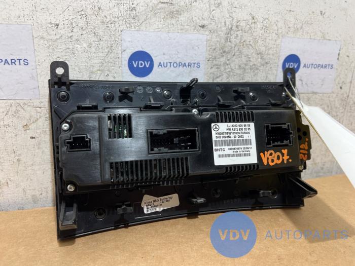 Heater control panel Mercedes E-Klasse