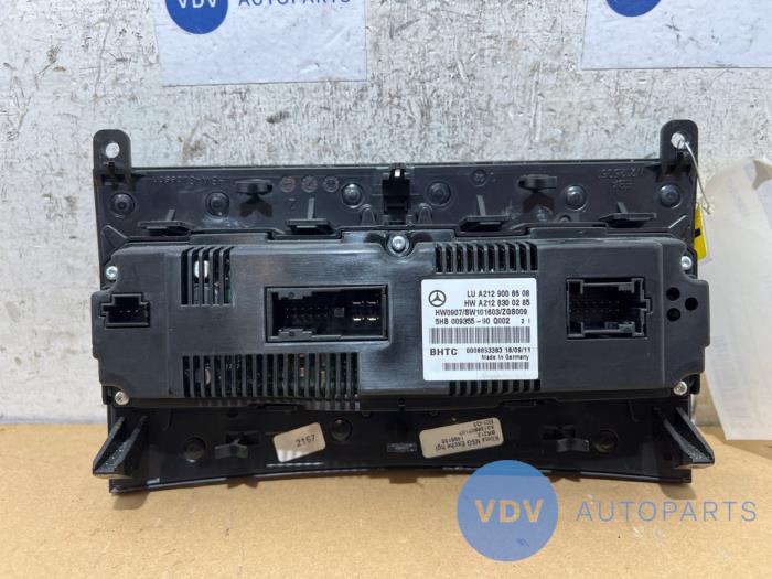 Panneau de commandes chauffage Mercedes E-Klasse
