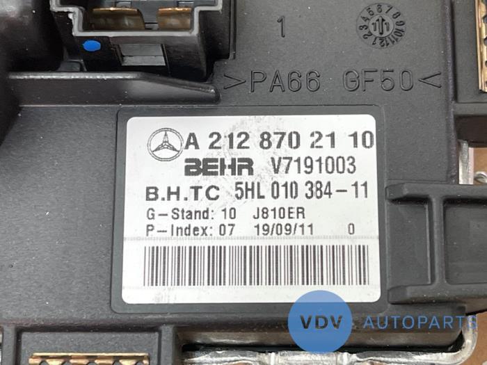 Kachel Weerstand Mercedes E-Klasse