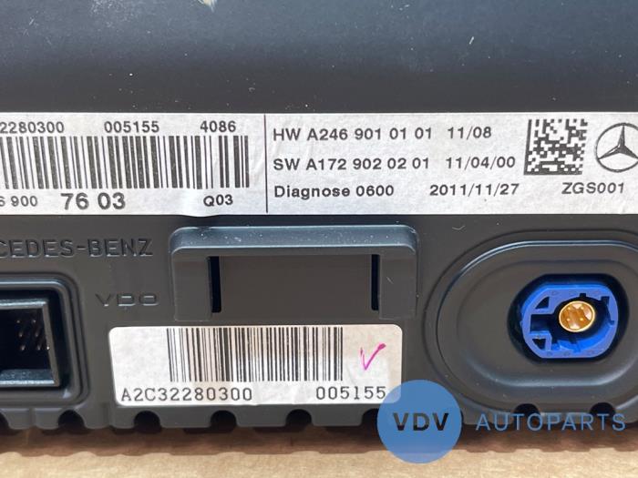 Navigation Display Mercedes B-Klasse