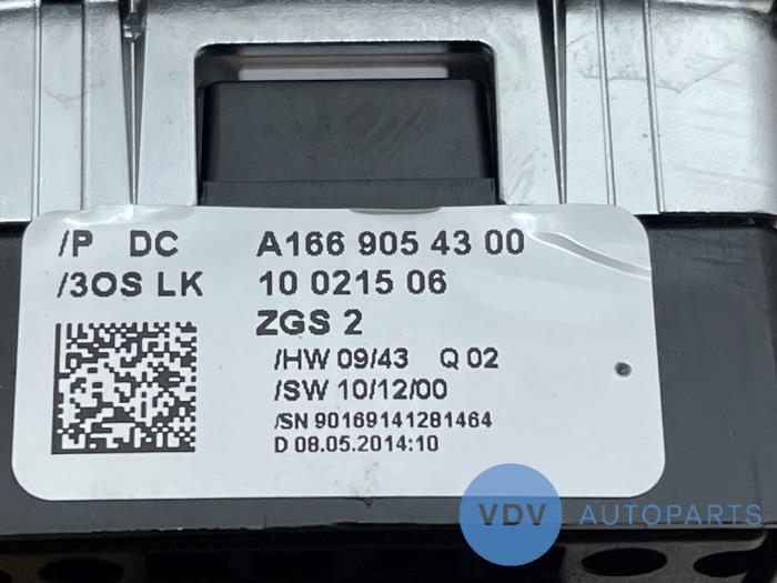 Multi-functional window switch Mercedes B-Klasse