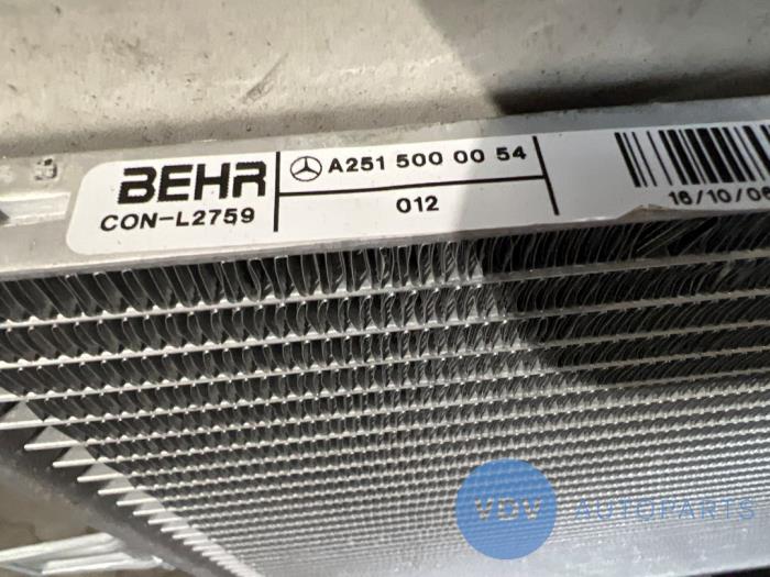 Condensador de aire acondicionado Mercedes R-Klasse