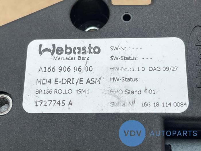 Moteur toit ouvrant Mercedes ML-Klasse