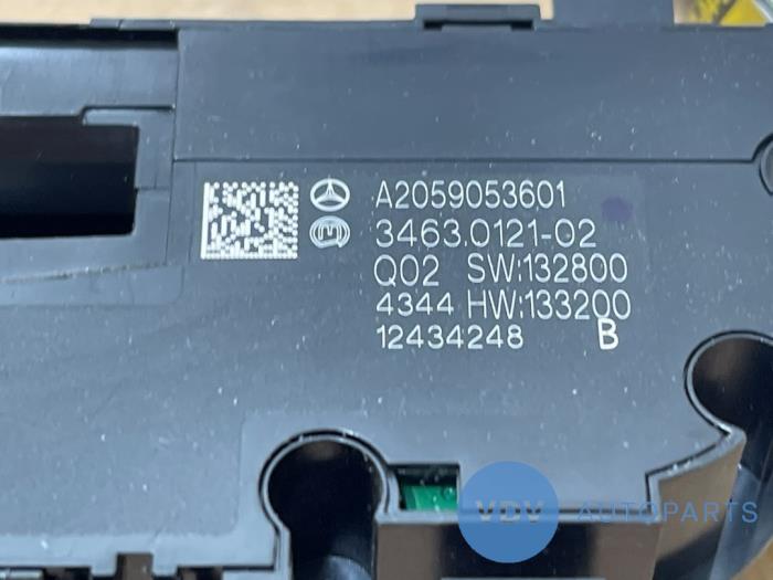 Commande ordinateur de bord Mercedes C-Klasse