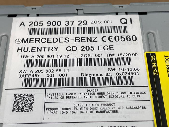 Radio Mercedes C-Klasse