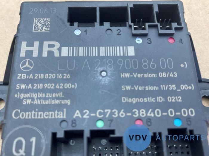 Central door locking module Mercedes CLS-Klasse