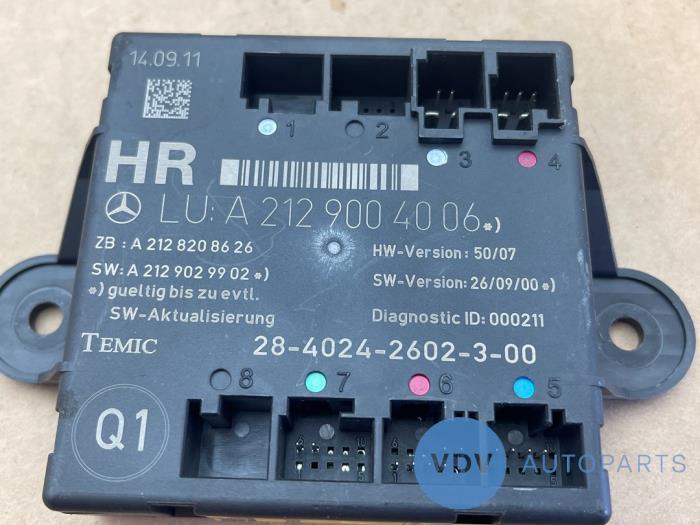 Module verrouillage central des portes Mercedes E-Klasse