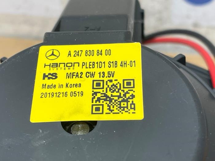 Heating and ventilation fan motor Mercedes GLA
