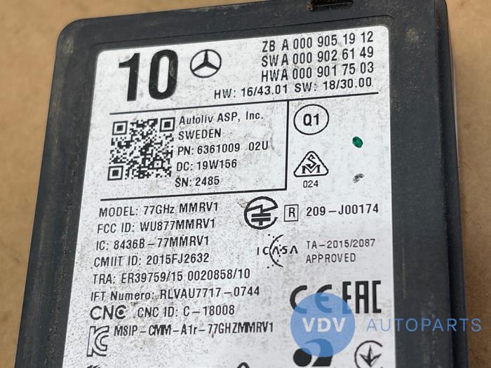 Radar sensor Mercedes C-Klasse