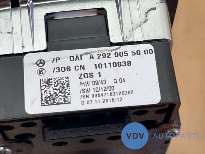 Multi-functional window switch Mercedes GLE