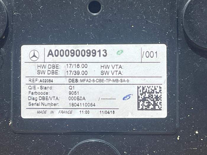 Innenbeleuchtung vorne Mercedes A-Klasse