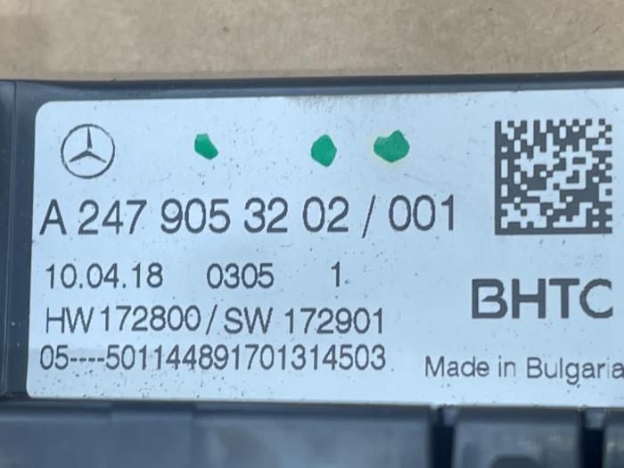 Kachel Bedieningspaneel Mercedes A-Klasse