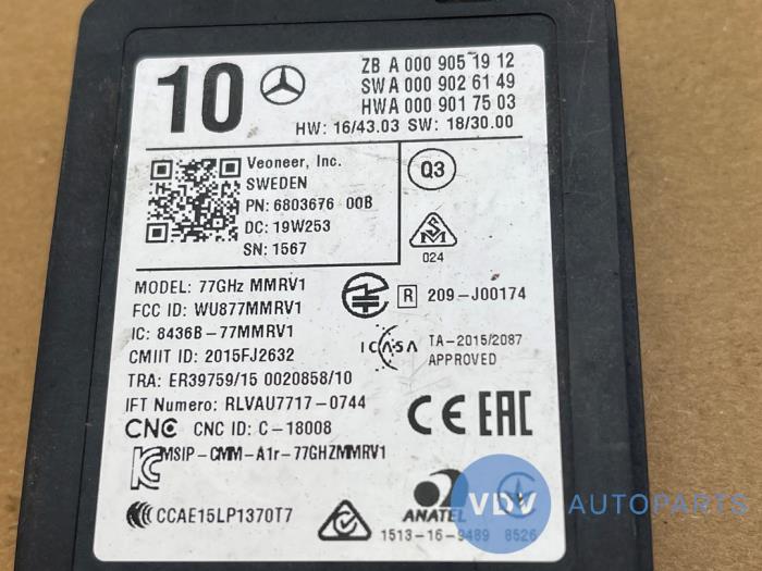 Radar sensor Mercedes E-Klasse