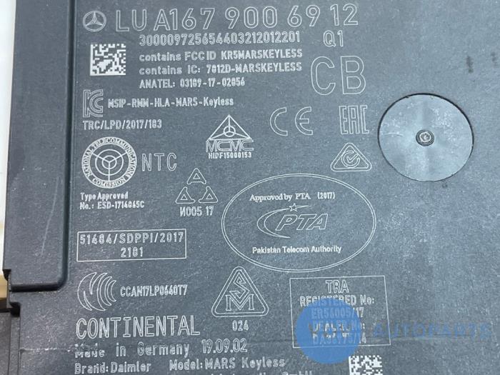 Modul keyless vehicle Mercedes A-Klasse