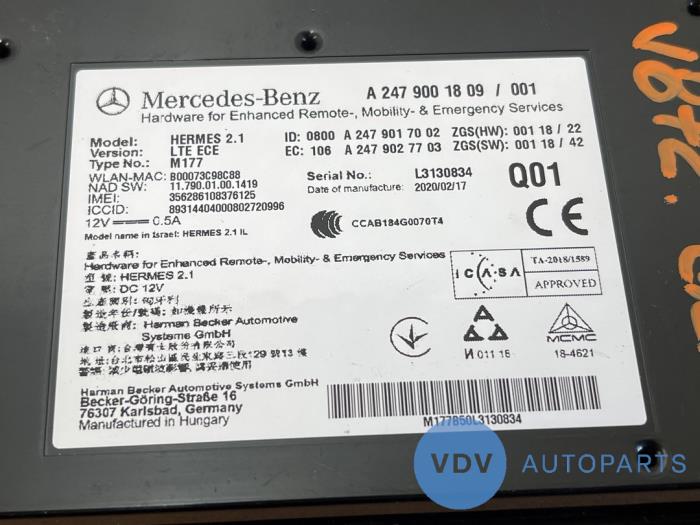 Modul komunikacyjny Mercedes A-Klasse