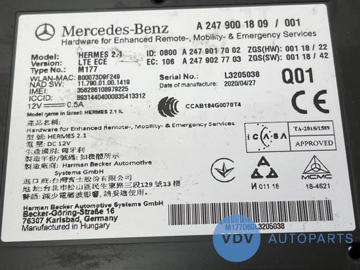 Modul komunikacyjny Mercedes A-Klasse