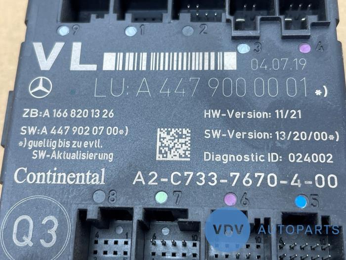 Module verrouillage central des portes Mercedes Vito