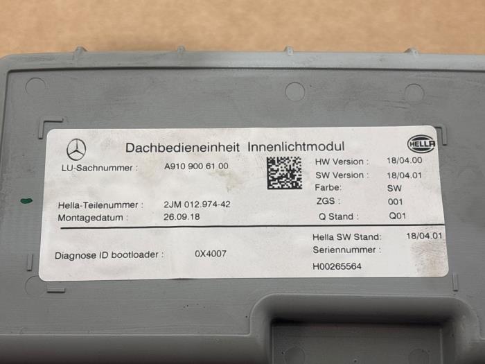 Binnenverlichting voor Mercedes Sprinter
