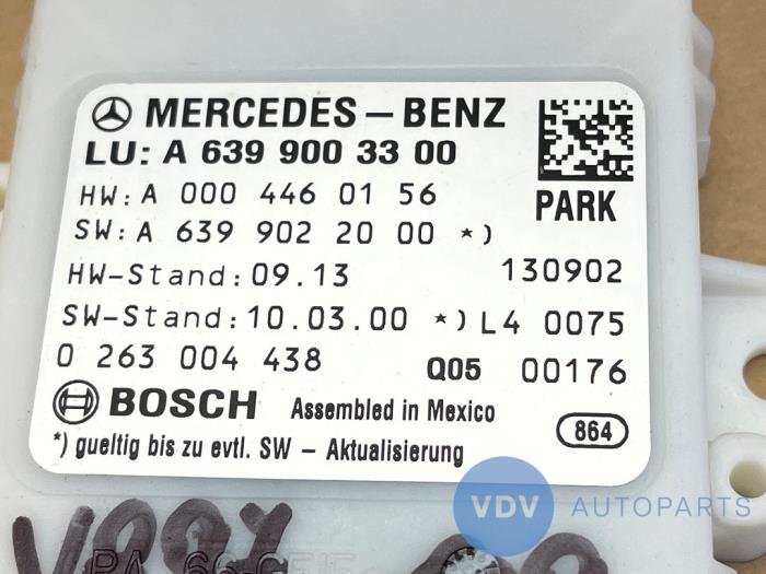 Parkeerhulp computer Mercedes Vito