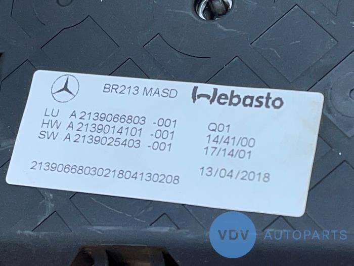 Moteur toit ouvrant Mercedes E-Klasse