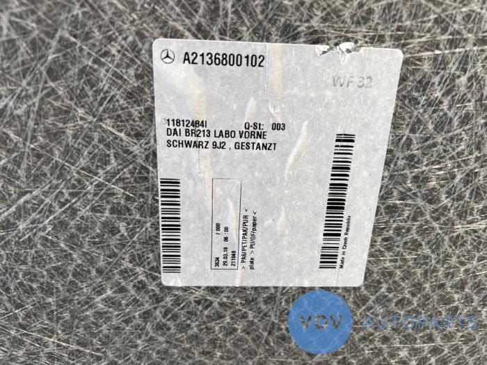 Coffre tapis Mercedes E-Klasse