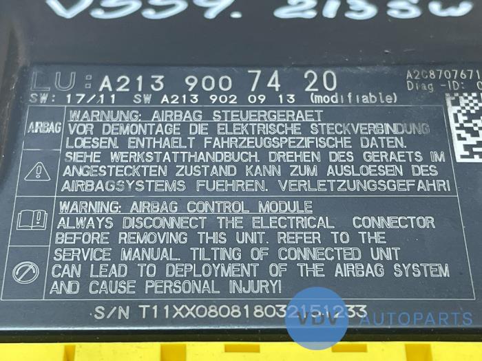 Module airbag  Mercedes E-Klasse