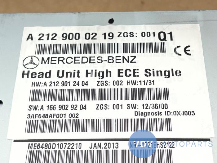 Radio Mercedes CLS-Klasse