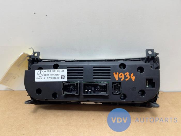 Panneau de commandes chauffage Mercedes CLS-Klasse