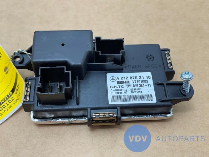 Heater resistor Mercedes CLS-Klasse