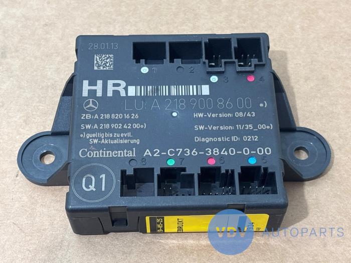 Central door locking module Mercedes CLS-Klasse