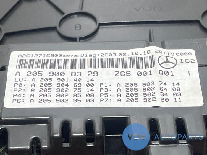 Odometer KM Mercedes C-Klasse