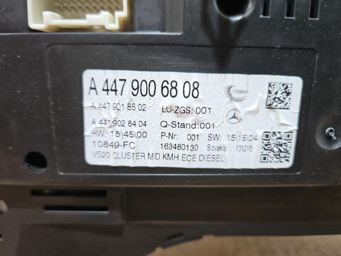 Odometer KM Mercedes Vito