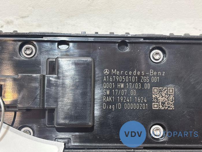 Multi-functional window switch Mercedes A-Klasse