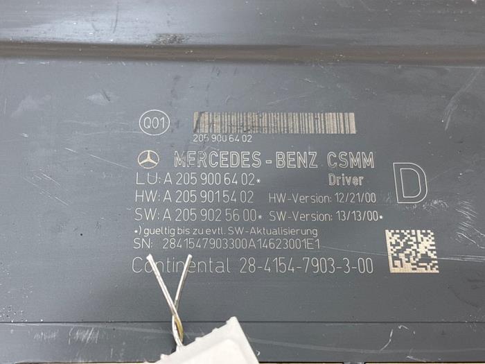 Sterownik fotela Mercedes C-Klasse