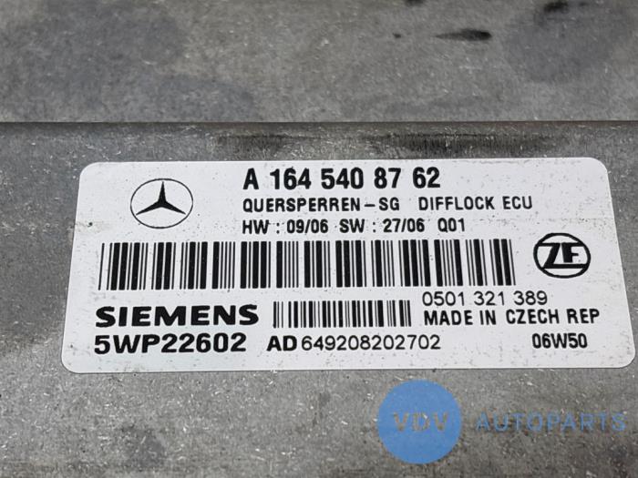 Module blocage de différentiel Mercedes GL-KLASSE