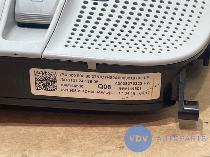 Oswietlenie wewnetrzne przód Mercedes C-Klasse