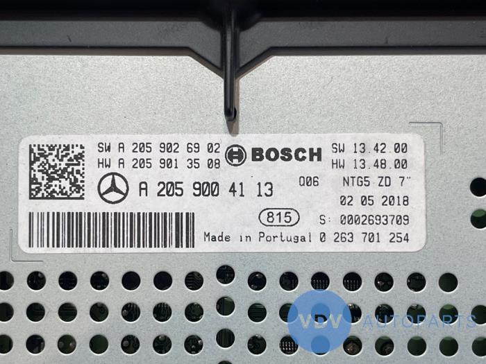 Navigation Display Mercedes C-Klasse