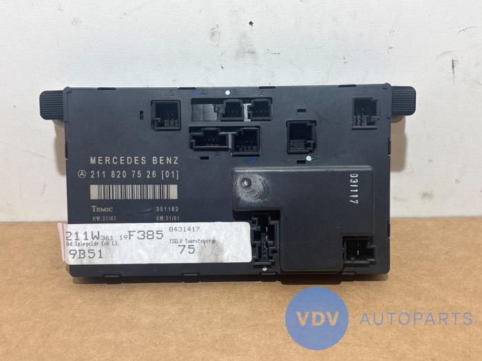 Central door locking module Mercedes E-Klasse