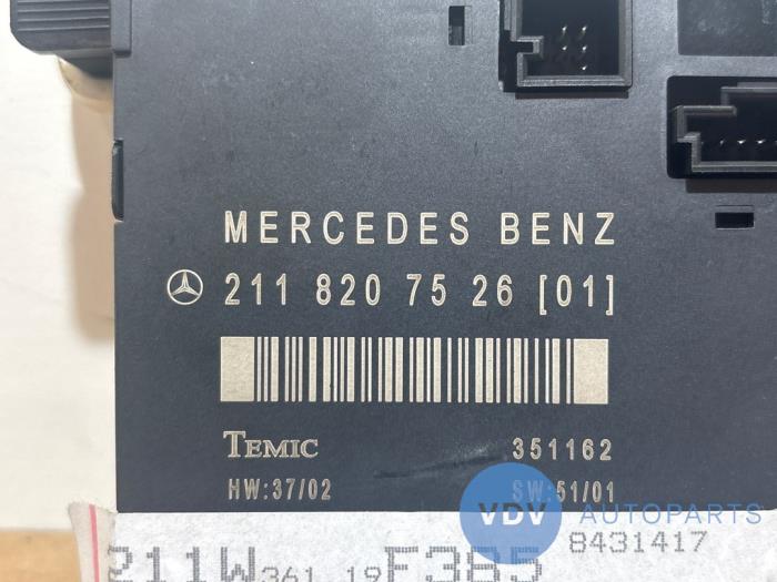 Module verrouillage central des portes Mercedes E-Klasse