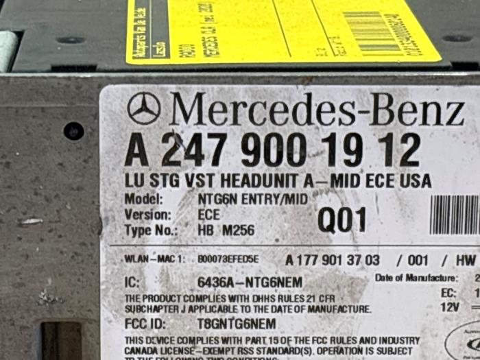 Radio Mercedes CLA