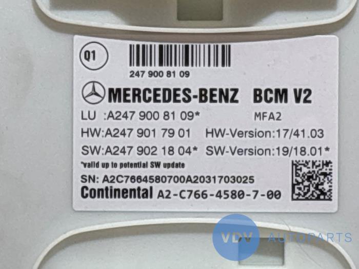 Module confort Mercedes CLA