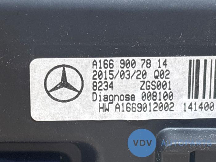 Wyswietlacz nawigacji Mercedes GLE