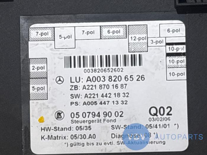 Module confort Mercedes S-Klasse