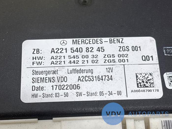 Module confort Mercedes S-Klasse