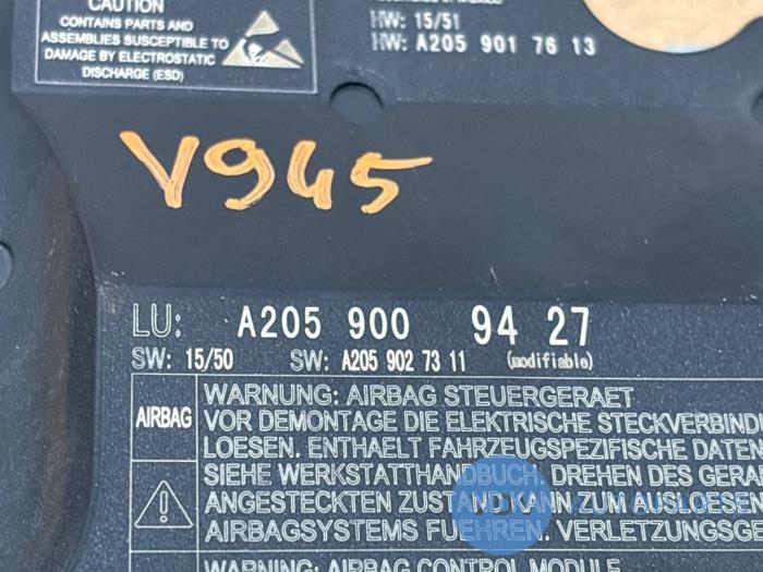 Modul poduszki powietrznej Mercedes C-Klasse