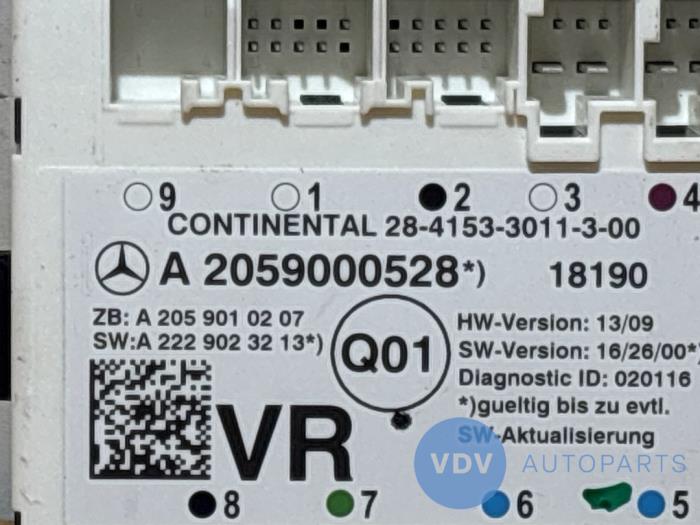 Module verrouillage central des portes Mercedes C-Klasse