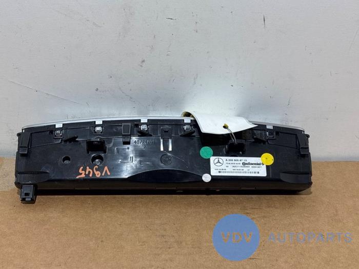 Panneau de commandes chauffage Mercedes C-Klasse