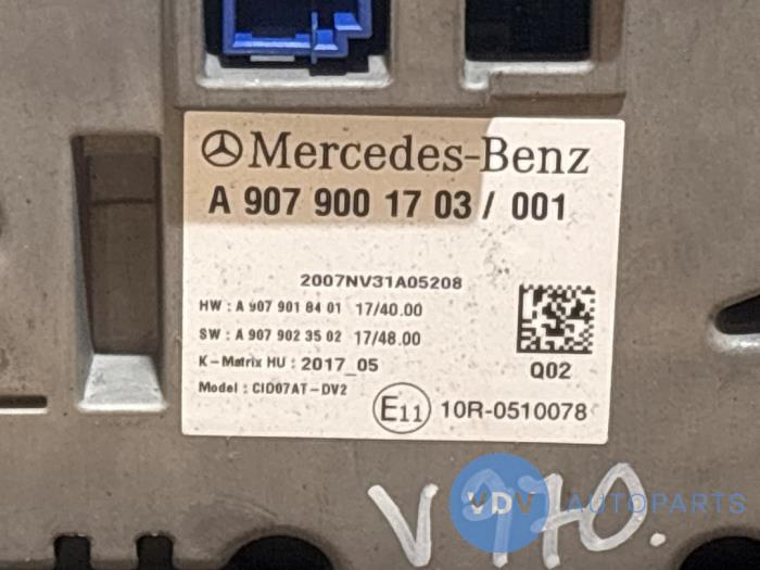 Navigation display Mercedes Sprinter