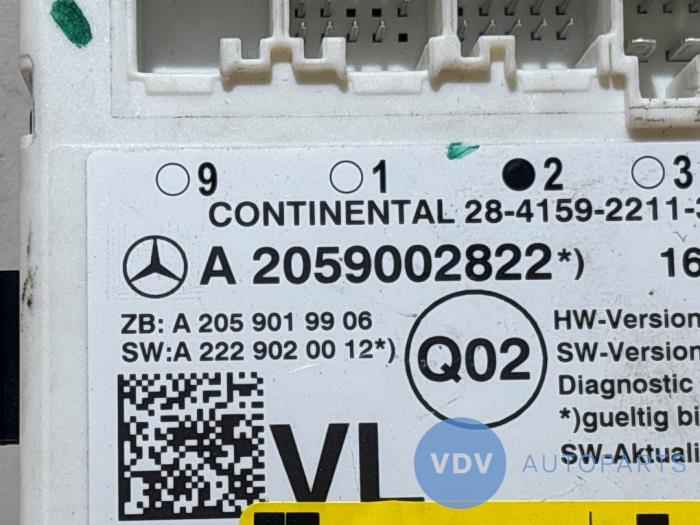 Módulo de cierre centralizado Mercedes C-Klasse